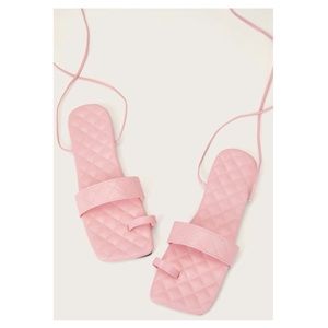 Baby Pink Slide Sandals